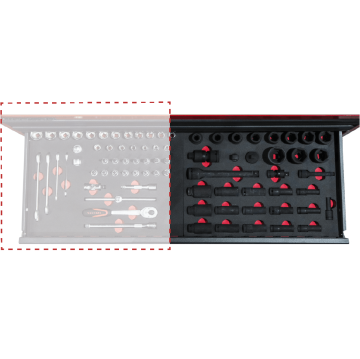 İzeltaş Grand Master Takım Dolabı 5. Çekmece Sağ 33 Parça