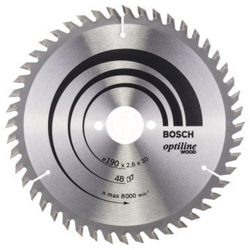 Bosch Daire Testere Bıçağı Optiline Wood 190x30 mm 48 Diş - 2608640617