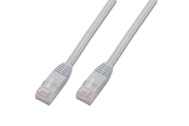 Assmann Digitus Yassı Patch Kablo, Utp, Cat. 5E, 7.5 Mt, Awg 30/7, Beyaz Renk, Ral9003
