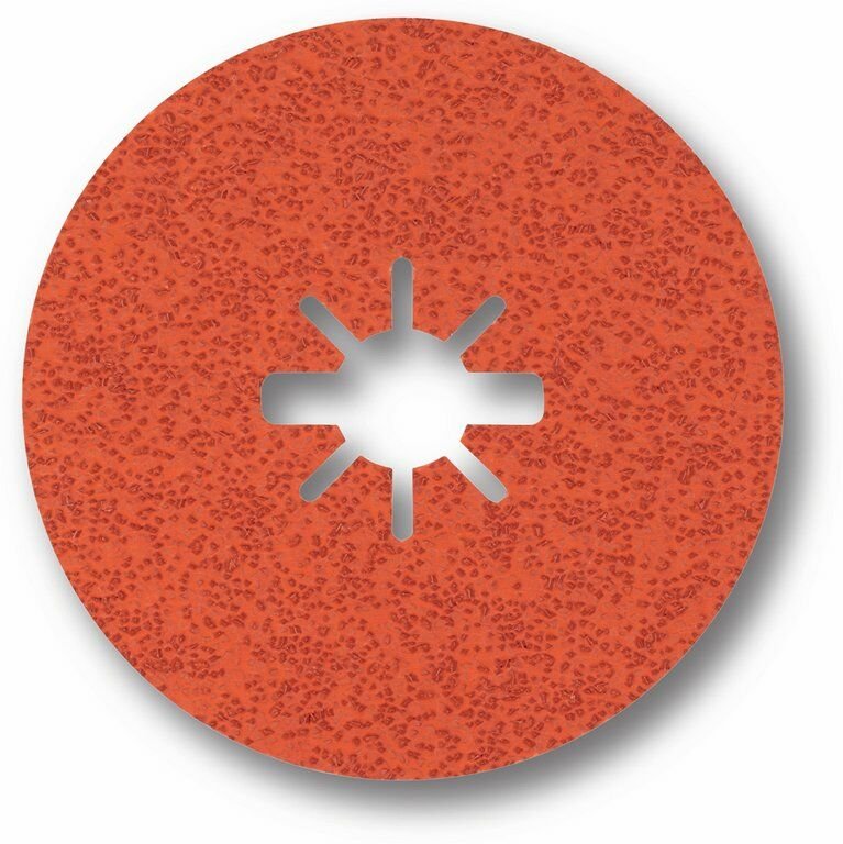 Sia Fiber Disk Zımpara 4582 Siaramic Yıldız Uçlu Delik X-Lock Ø115 mm 36 Kum