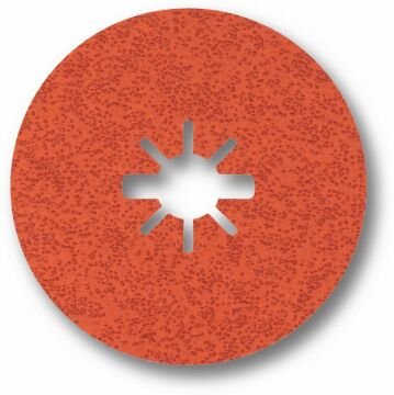 Sia Fiber Disk Zımpara 4582 Siaramic Yıldız Uçlu Delik X-Lock Ø115 mm 36 Kum