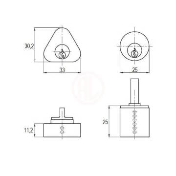 Yuma Kilit Tirajli Borulu Barel - YM-608