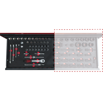 İzeltaş Grand Master Takım Dolabı 5. Çekmece Sol 45 Parça