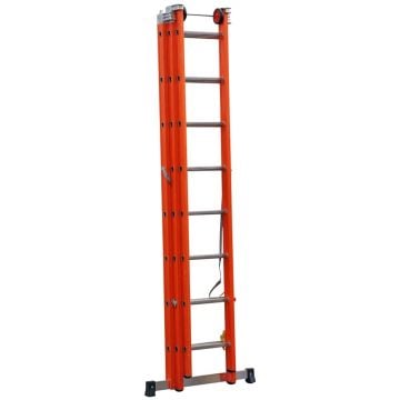 Çağsan Üç Parçalı Çok Amaçlı Çok Amaçlı Fiberglas Merdiven (V3) 3x8 Basamaklı - FS175-V3