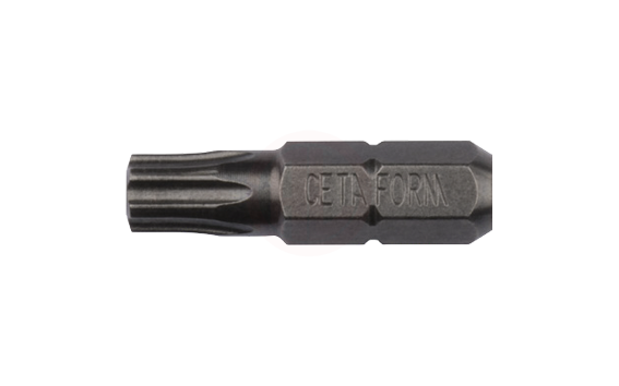 Ceta Form 1/4 İnç 5 Köşe Delikli Torx Bits Uç Ipr27 X 25 Mm