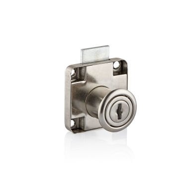 Canex Kare Çekmece Kilidi Nikel-Katlanır Anahtarlı