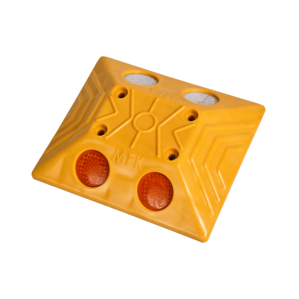MFK Plastik Klasik Yol Butonu 13x15 Cm Sarı - MFK5120