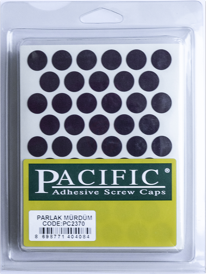 Pacific Parlak Mürdüm Yapışkanlı Tapa 14 mm - PC2370