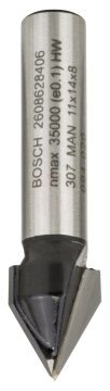 Bosch V Kanal Freze Ucu Standard For Wood 8x11x45 mm - 2608628406