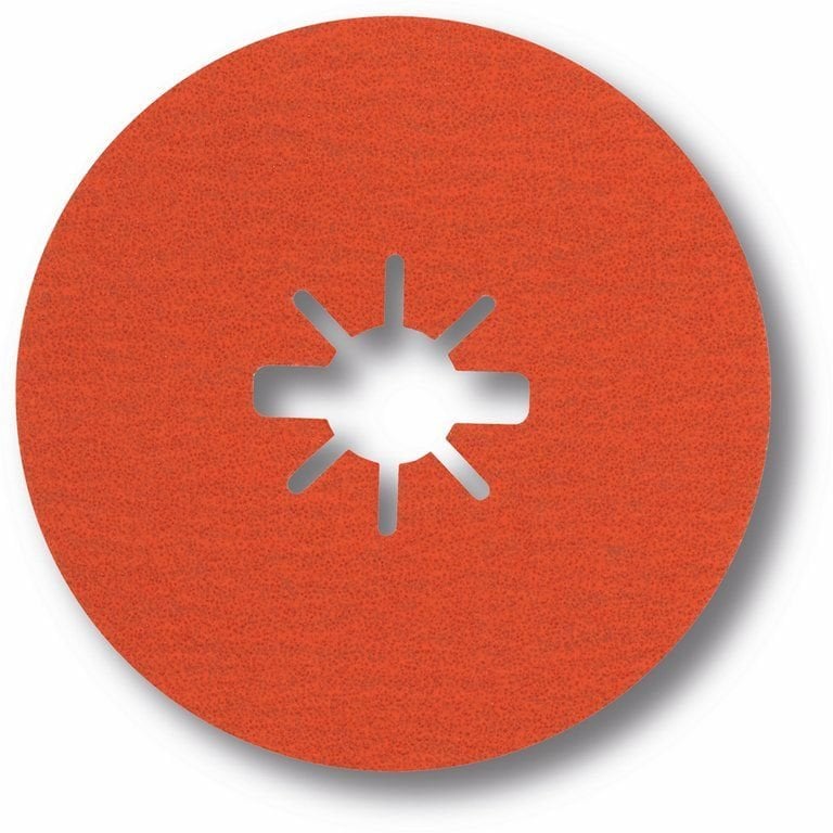 Sia Fiber Disk Zımpara 4582 Siaramic Yıldız Uçlu Delik X-Lock Ø115 mm 80 Kum