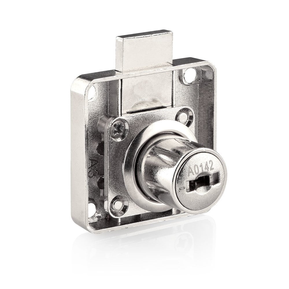 Canex Kare Çekmece Kilidi Zamak-Bilyalı Katlanır Anahtarlı