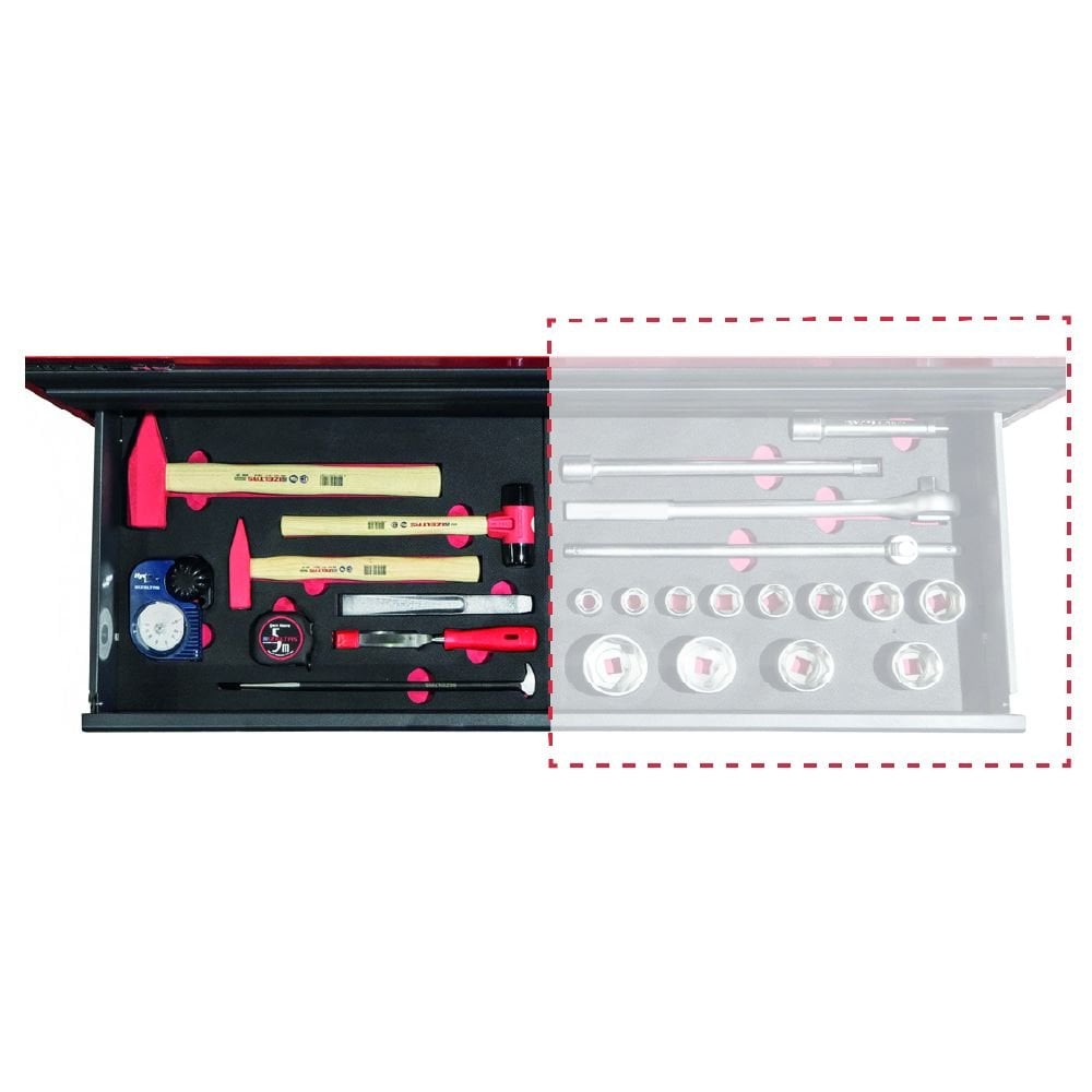 İzeltaş Grand Master Takım Dolabı 6. Çekmece Sol 8 Parça