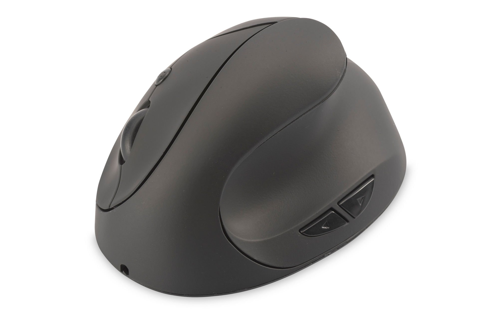Assmann Kablosuz Ergonomik Optik Mouse, 6 Düğmeli, 2.4Ghz, Şarj Edilebilir Batarya, Siyah Renk, Usb Nano Alıcı Ve 3.5 Şarj Edilebilir Kablo Dahil