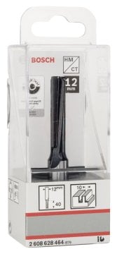 Bosch Çift Oluklu Düz Freze Ucu Standard For Wood 12x10x81 mm - 2608628464