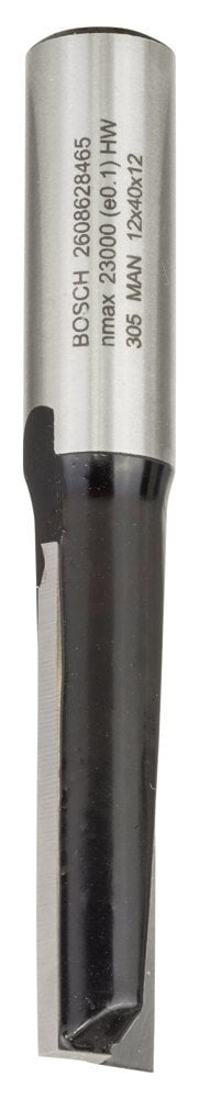 Bosch Çift Oluklu Düz Freze Ucu Standard For Wood 12x12x81 mm - 2608628465