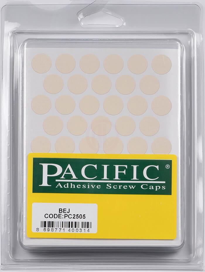 Pacific Bej Yapışkanlı Tapa 14 mm - PC2505