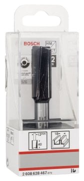 Bosch Çift Oluklu Düz Freze Ucu Standard For Wood 12x18x81 mm - 2608628467