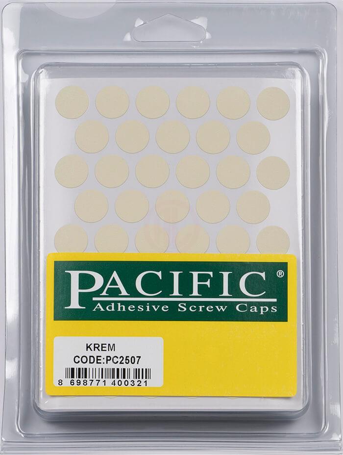 Pacific Krem Yapışkanlı Tapa 14 mm - PC2507