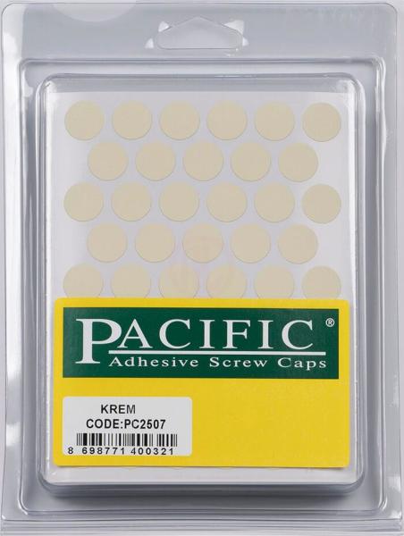 Pacific Krem Yapışkanlı Tapa 14 mm - PC2507