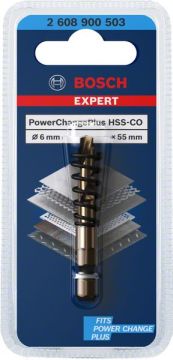 Bosch Delik Açma Testeresi Expert Merkezleme Ucu HSS-Co 6x55 mm - 2608900503