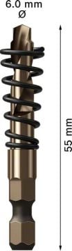 Bosch Delik Açma Testeresi Expert Merkezleme Ucu HSS-Co 6x55 mm - 2608900503