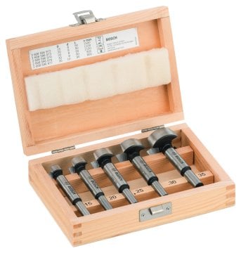 Bosch Menteşe Açma Ahşap Matkap Ucu Seti (5 Parçalı 15-20-25-30-35 mm) - 2607018395