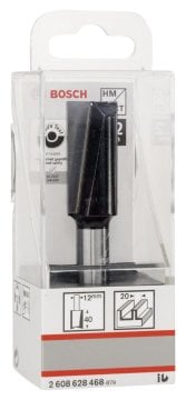 Bosch Çift Oluklu Düz Freze Ucu Standard For Wood 12x20x81 mm - 2608628468