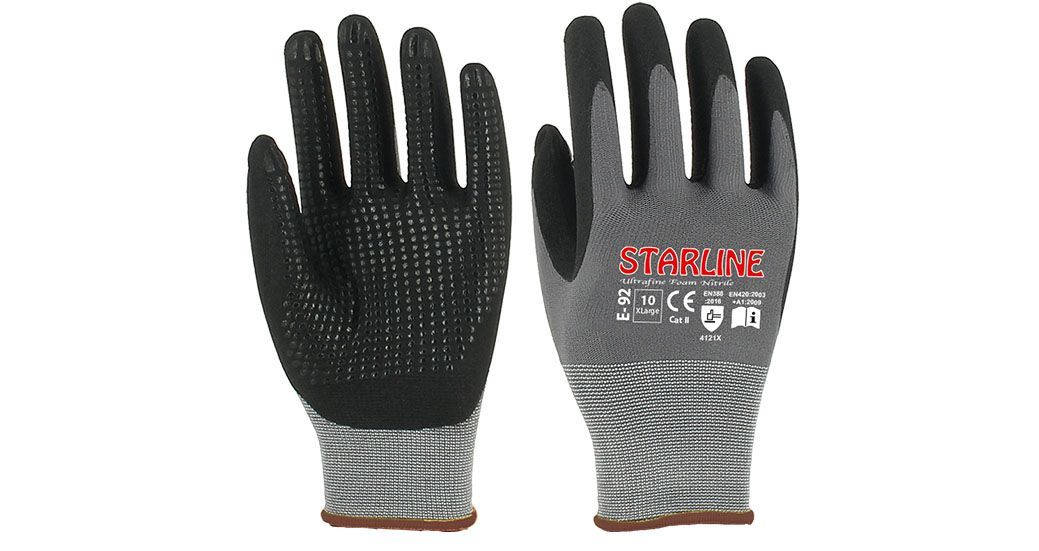 Starline E-92 Köpük Nitril Eldiven 9 No
