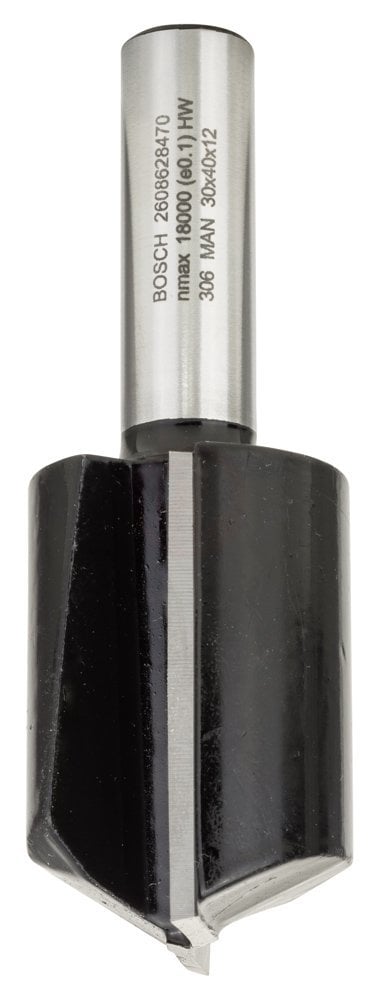 Bosch Çift Oluklu Düz Freze Ucu Standard For Wood 12x30x81 mm - 2608628470