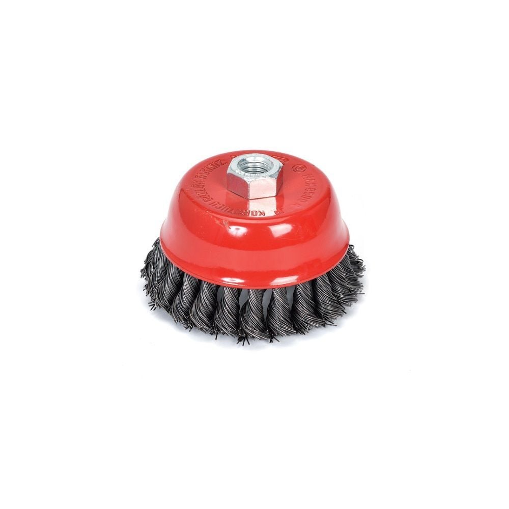 Ugr Çanak Vidalı Burma Telli Fırça 65 x M14