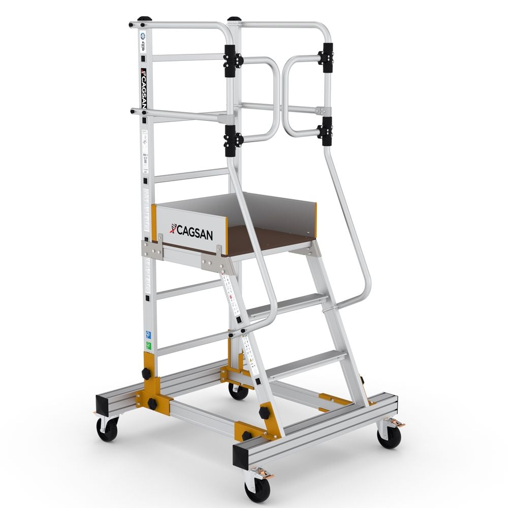 Çağsan Raf ve Depolama Platformu 3+1 Basamaklı - RD0012 - 1,0