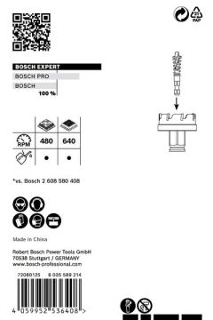 Bosch Delik Açma Testeresi Expert TCT SM 25 mm - 2608900494