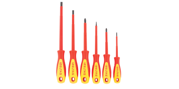 İzeltaş Tornavida Seti Elektrikçi İzoleli 1000V (6 Parça)