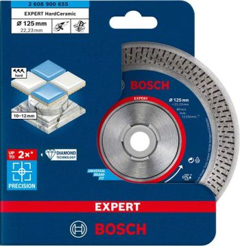 Bosch Elmas Kesme Diski Expert BFHaCeramic 125x22,23 mm - 2608900655