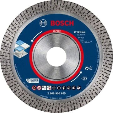 Bosch Elmas Kesme Diski Expert BFHaCeramic 125x22,23 mm - 2608900655