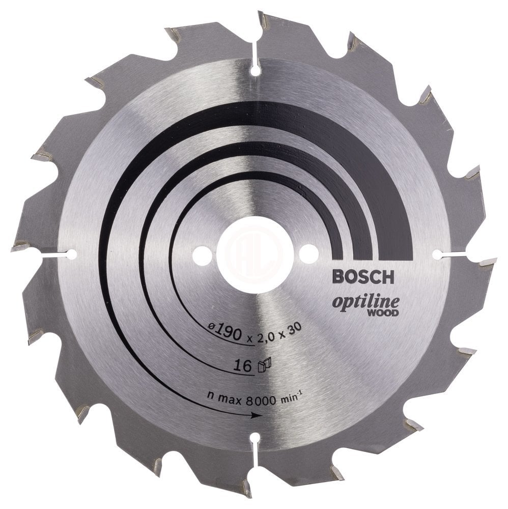 Bosch Daire Testere Bıçağı Optiline Wood 190x30 mm 16 Diş - 2608641184