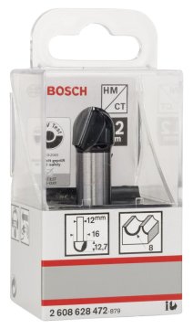 Bosch Yarımay Freze Ucu Standard For Wood 12x16x54x8 mm - 2608628472