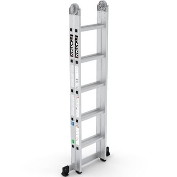 Çağsan Katlanır Alüminyum Merdiven 2x5 Basamaklı - K3