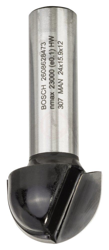 Bosch Yarımay Freze Ucu Standard For Wood 12x24x57x12 mm - 2608628473