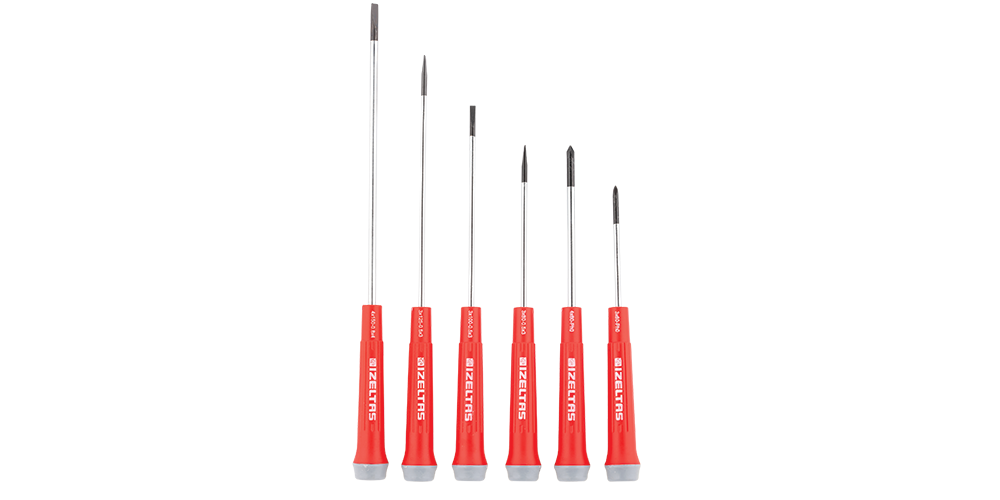 İzeltaş Tornavida Seti Elektronikçi Tip Klemens 6 Parça