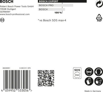 Bosch Kırıcı Delici Uç SDS-Max-8X Expert 20x920 mm (1 Adet) - 2608900231