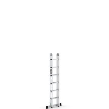 Çağsan Katlanır Alüminyum Merdiven 2x6 Basamaklı - K4