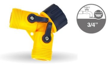Daye 2 Çıkışlı Musluk Aparatı 3/4'' - DY8002