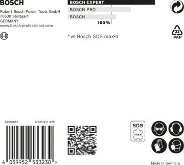Bosch Kırıcı Delici Uç SDS-Max-8X Expert 28x720 mm (1 Adet) - 2608900249