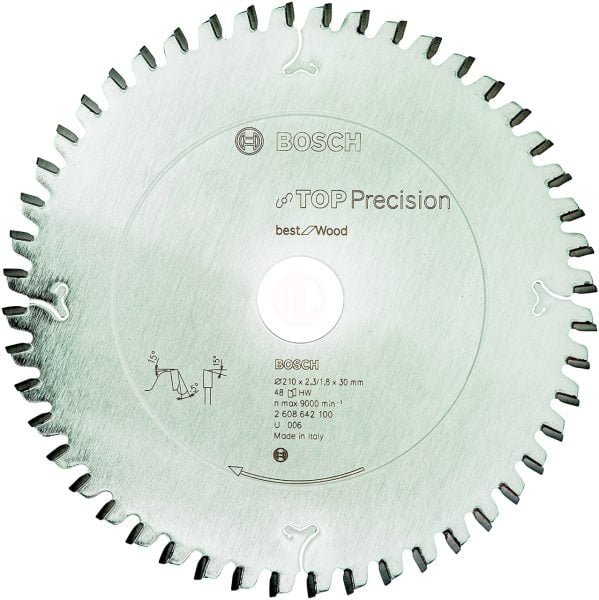 Bosch Daire Testere Bıçağı Best For Wood 210x30 mm 48 Diş - 2608642100