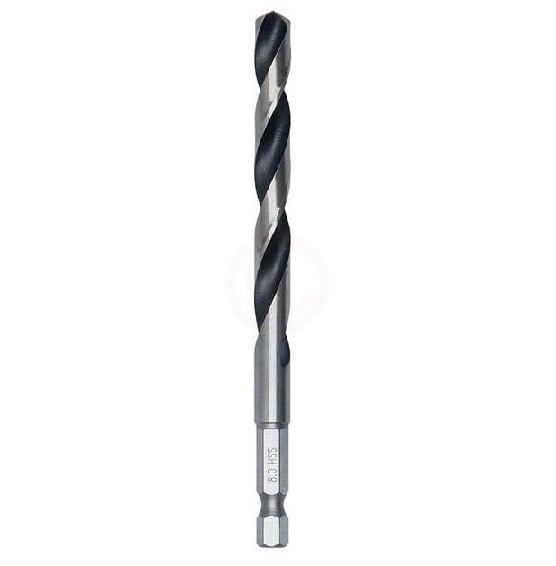 Bosch Metal Matkap Ucu HSS PointTeQ 1/4 İnç Altıgen Şaft 8,0 mm - 2608577533