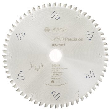 Bosch Daire Testere Bıçağı Best For Wood 254x30 mm 60 Diş - 2608642102