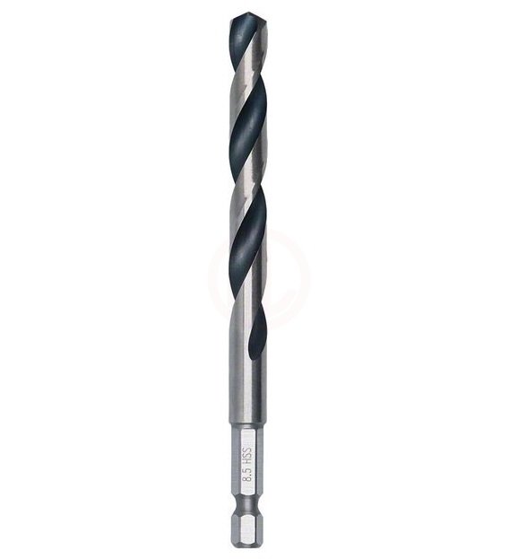 Bosch Metal Matkap Ucu HSS PointTeQ 1/4 İnç Altıgen Şaft 8,5 mm - 2608577534