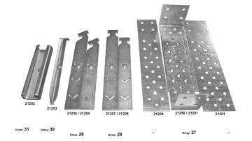 Ermo Gazbeton Ankraj Köşebent L Profil Galvaniz 50X50X150 Mm (212 51)