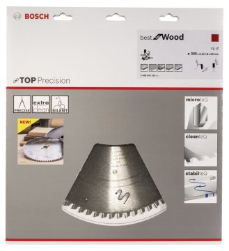 Bosch Daire Testere Bıçağı Best For Wood 305x30 mm 72 Diş - 2608642103